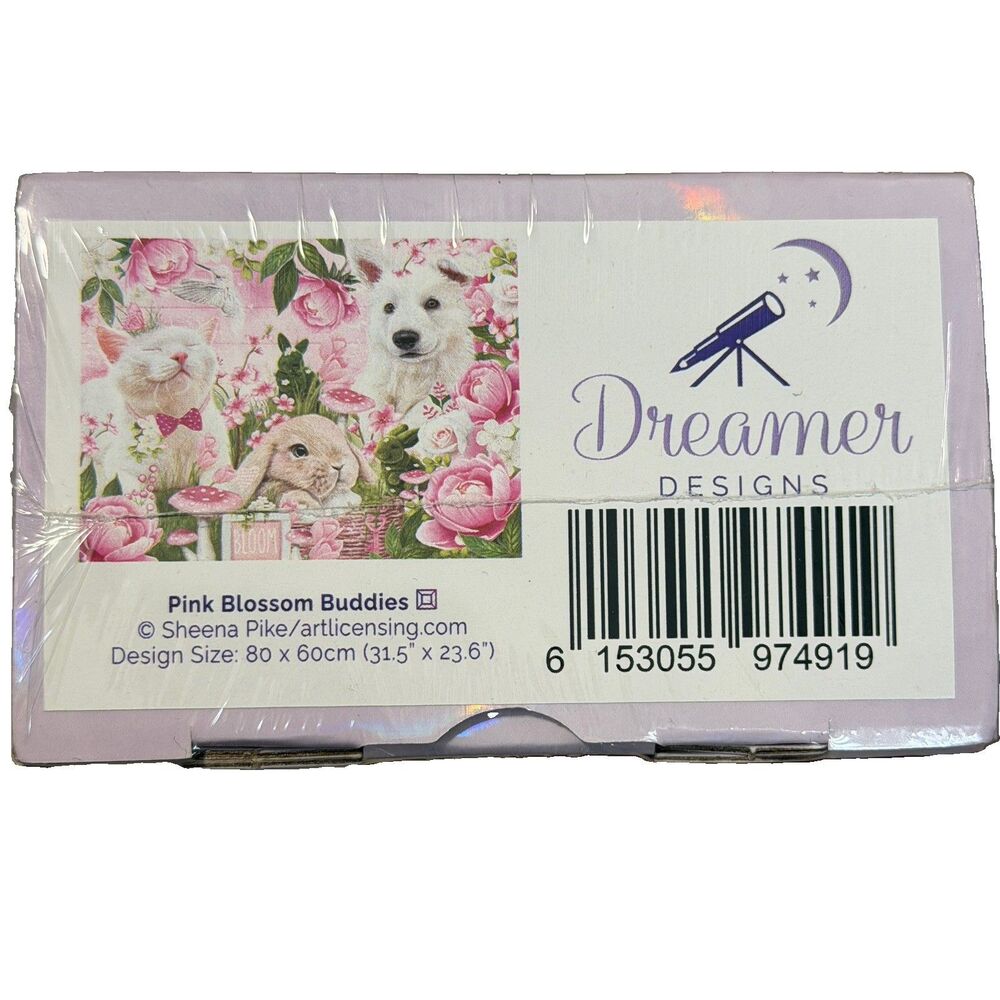 Dreamer Designs Diamond Art Painting Square Pink Blossom Buddies Sheena Pike